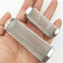 baoauh 10pcs Aquarium Stainless Steel Mesh Filter Guard Fish Tank Filter Stainless Steel Inlet Case Mesh Shrimp Nets