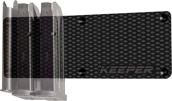 Keeper MG Magnetic Ammunition Holder for Gun Magazines and Clips, Organize Mount