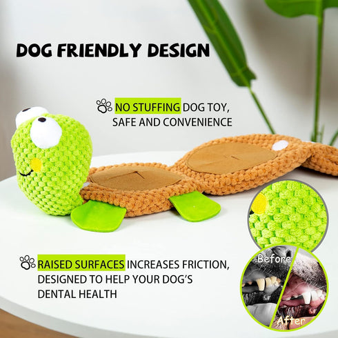 lilfrd Dog Puzzle Toys - Enrichment Squeaky Crinkle Snuffle Treat Dispensing Smart Dog Toys for Boredom