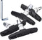 Hotop 2 Pairs V Bike Brake Pads with Hex Nuts and Spacers, 70 mm Set