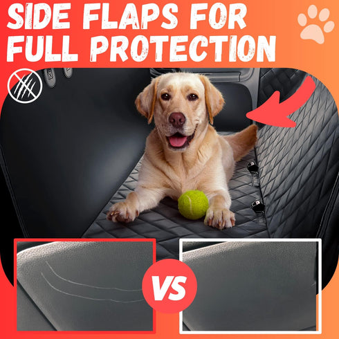 Hammock Doggie World Dog Car Seat Cover for Back Seat for Cars & SUVs - Durable Pet Car Seat Cover Backseat Protector