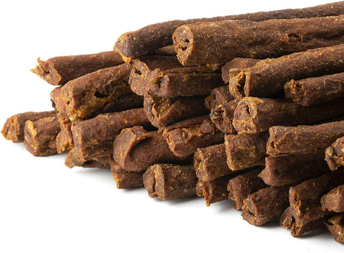 BRUTUS & BARNABY USA Sweet Potato Dog Treats - Grain Free, Cinnamon Pumpkin Crunchy Sticks, Promotes Positive Gut