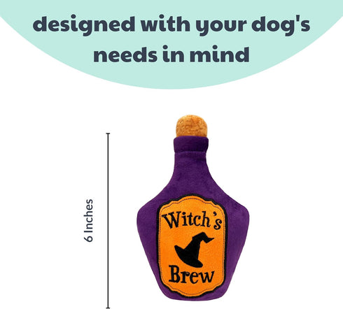 Huxley & Kent Halloween Power Plush Dog Toy, Squeaker Included, Fun and Durable Gift for Dogs, H&K Squeaky Toys