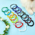 16pcs Puppy ID Collars, Soft Polyester Adjustable Whelping Collars, Newborn Puppy Identification Bands for Pets