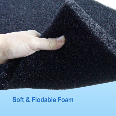 36" 12" 1" 72" 12" 1" (72" 12" 1") AQUANEAT Aquarium Bio Sponge Filter Media Pad x x / x x Open Cell Foam Sheet