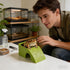 Generic Animal Habitat Dish - Purpose Reptile Bowl | Turtle and Small Creature Ornament with Integrated Shelter Perfect
