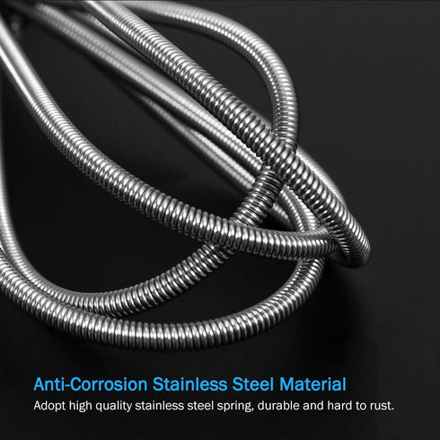 UEETEK Stainless Flexible Cleaning Brush - Double Ended Canister Filter Tube Hose Pipe Cleaner for Aquariums