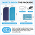 CHEMLUK 50 Cooling Towels for Neck and Face: Instant Cool Hoodie Towel UPF Protection Quick Dry Ice Hooded Towels