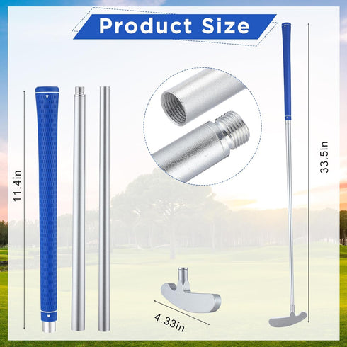 Wettarn Mini Golf Clubs Set for Men, Women, Kids - 3 Sets with 6 Practice Golf Balls, Sturdy Putter Shaft