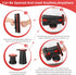 400lbs Qiguet Collapsible Folding Chair - Upgraded Portable Chair with Load Capacity, Perfect for Camping, Fishing