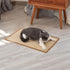 FUKUMARU Cat Scratcher Mat, 23.6 X 15.7 Inch Natural Sisal Mats, Horizontal Floor Scratching Pad, Protect Couch