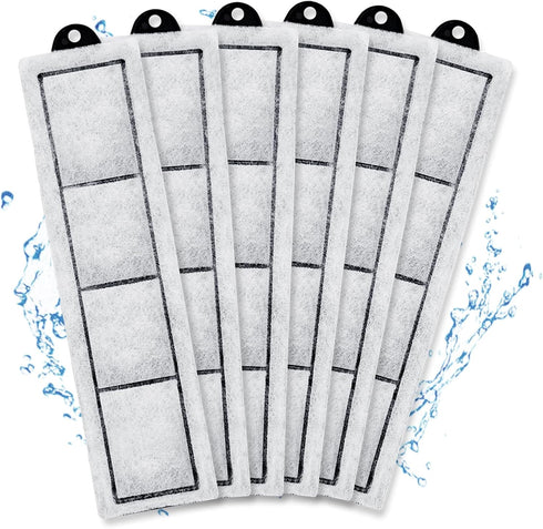driamor 6 Pack RF-S Filter Cartridges for Top Fin Retreat RF-S Filter, Aquarium Refill