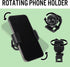 Golf Push Cart Phone Holder - Silicone Phone Mount Compatible with Clicgear, Sun Mountain, and More