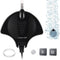 Carefree Fish Manta Ray 1.5W Mini Air Pump with Accessories Tube and Tiny Air Stone for 0.5-15 Gallon Fish Tank