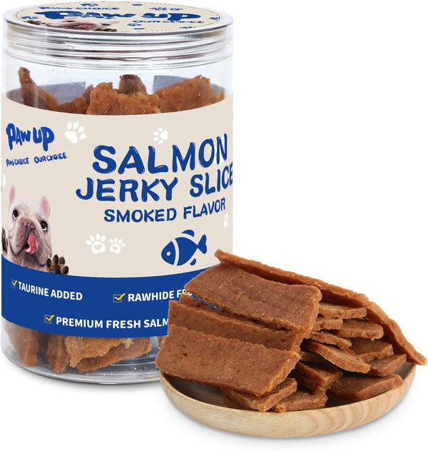 PAWUP Salmon Treats for Dog, Soft Healthy Dog Salmon Jerky, High Protein
