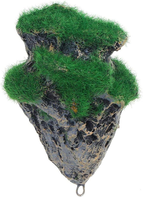 POPETPOP Floating Rocks for Aquarium Resin Decorations: Artificial Suspended Rock Ornament for Fish Tank Landscape
