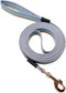 Soft Cotton Web Dog Leash, Basic Training Walking Lead, 5FT Long, 3/4 Inch Wide (Blue)