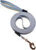 Soft Cotton Web Dog Leash, Basic Training Walking Lead, 5FT Long, 3/4 Inch Wide (Blue)