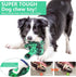 Dog Toys for Aggressive Chewers, Indestructible Tough Chew Toys for Large Dogs, Real Bacon Nylon Bones