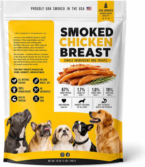 Generic 48 oz. Smoked Chicken Breast Dog Treats