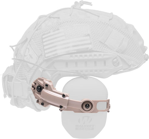 TIgrett Outdoors ARC Rail Adapter for Tactical Helmets, Compatible with Walker's Razor Earmuffs - Flat Dark Earth