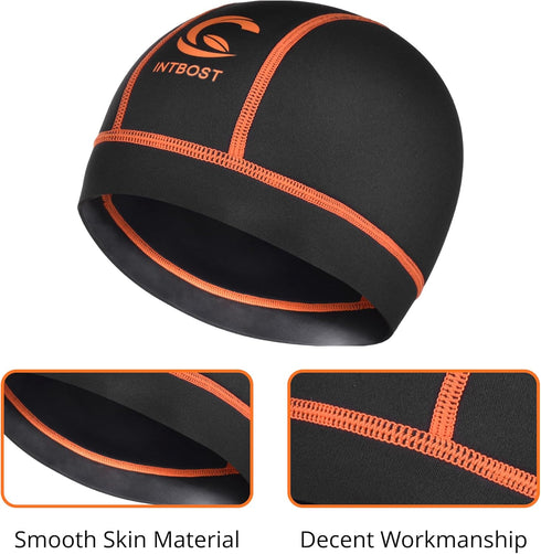 Intbost 3mm Swimming Diving Hood Neoprene Wetsuit Beanie Winter Hat for Men Women Keep Warm Stretchy Wetsuit Cap