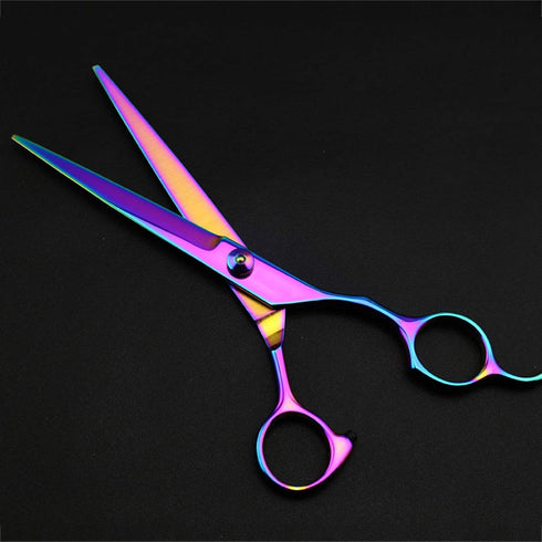 PJDDP Trimmer Shears,7 Inch Dog Grooming Scissors Kit for Dog Professional Pet Kit Grooming Stainless Steel Dog Cat