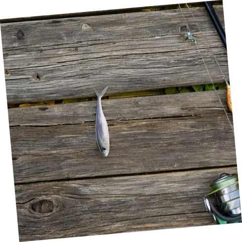 3D SUPVOX Soft Bionic Fishing Lures Pair, Lifelike Swimbait PVC Material, Saltwater and Freshwater Artificial Fishing