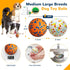 2 Pack Upgraded Indestructible Dog Tennis Balls for Aggressive Chewers, Interactive Durable Bouncy Chew Balls