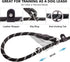 Slip Leads Dog Leash, 4/5/6 FT with Comfortable Handle, Heavy Duty Reflective Rope Training Leash (1/2''- 4FT, Black)