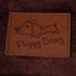 Floppy Dawg Universal Round Dog Bed Replacement Cover, Removable and Machine Washable, Large 36W, Brown