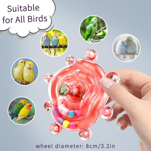 Budgie Toys, Parakeet Training Toy, Interactive Bird Educational Toy For Small Birds, Cockatiel Toys, Fun Parakeet