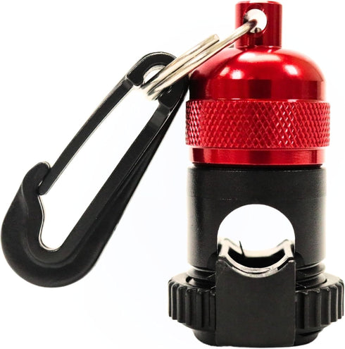 Scuba Diving Magnetic Regulator Hose Holder Clip, Red, Octopus
