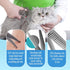 4.5" Dog Grooming Scissors 2 pcs - Curved Scissors for Dog Grooming and Thinning Shears for Small Dog Cat Face Paw