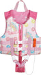 HeySplash Toddler Swim Vest, Kids Swimming Jacket for 30-50/50-80lbs, Floaties Vest with Safety Strap, M 3-6 Yrs/L 6-9