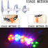 5-Pack LED Light Up Dog Collar Light, Waterproof Pet Safety Strobe Lights for Large Medium Small Dogs at Night