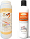 Bundle of Coat Silk Dog Dry Powder (6 oz) to Alleviate Odors and Itchiness & Antiparasitic Dog Shampoo (8 oz)