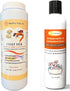 Bundle of Coat Silk Dog Dry Powder (6 oz) to Alleviate Odors and Itchiness & Antiparasitic Dog Shampoo (8 oz)