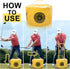 Golf Impact Bag, Portable Golf Swing Trainer and Practice Tool for Beginners, Waterproof Durable Accessory