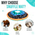 20" Dog Snuffle Mat - Interactive Dog Puzzle Toys for Enrichment - Large Slow Feeder Foraging Mat for Brain Games
