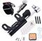 Multi-Function Bike Repair Tool Kits - 16-in-1 with Bicycle Saddle Bag, Mini Pump 120 PSI & Puncture Kit