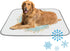 imiBBWQu Cooling Dog Bed Cute Easter Eggs Bunny Green Dog Cooling Mat Washable