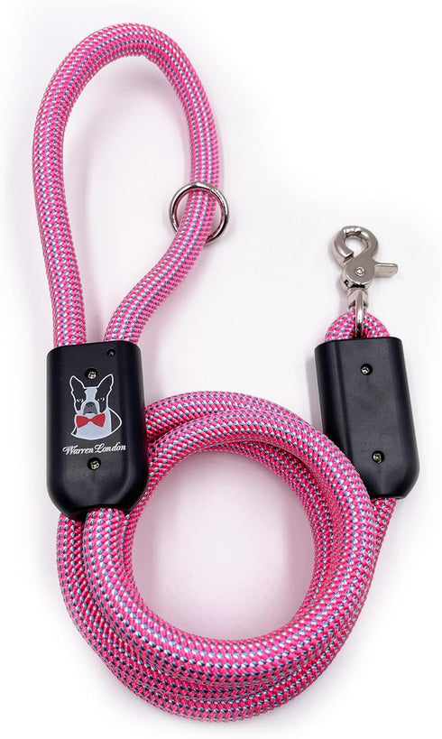 Warren London Climbing Rope Dog Leash; 5ft Length with Reflective Options, Ergonomic Grip for Small Medium Large Dogs