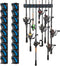 PLUSINNO 2 Pack Vertical Fishing Rod Rack - Wall Mounted Holders for 18 Rods