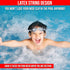 Swimming Nose Clip with String, Comfortable Soft Latex Plugs for Kids and Adults