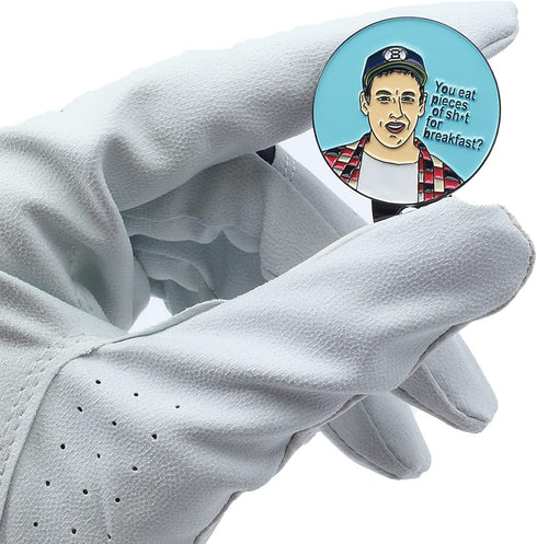Golf Ball Marker with Magnetic Hat Clip, Funny Golf Gift