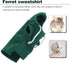 Ferret Clothes, Hamster Sweatshirt, Guinea Pig Hoodie, Bunny Hamster Clothing, Small Animal Warm Vest, Green S Red