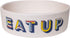 Park Life Designs - Ceramic Bowl for Dogs, Cats and Pets, Stylish Retro Design, Heavyweight and Non Slip, Chew Proof,