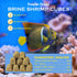 Vorenzyme 100% 4.5oz Freeze Dried Brine Shrimp Cubes Natural HighProtein Fish Food for Tropical, Marine & Freshwater