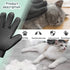 Grooming Glove for Deshedding, Efficient Pet Hair Remover Brush for Dogs and Cats